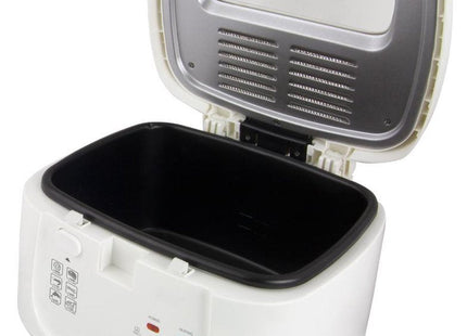 Esperanza - Friteuse - 2.5L Inhoud - Antislip Rubberen Voetjes - Inclusief Timer - Witte Kleur - MBDeals.nl