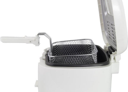 Esperanza - Friteuse - 2.5L Inhoud - Antislip Rubberen Voetjes - Inclusief Timer - Witte Kleur - MBDeals.nl
