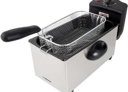 Esperanza - Frituurpan - Overhittingsbeveiliging - Inhoud 3L - Temperatuurbereik 80°C - 240°C - MBDeals.nl