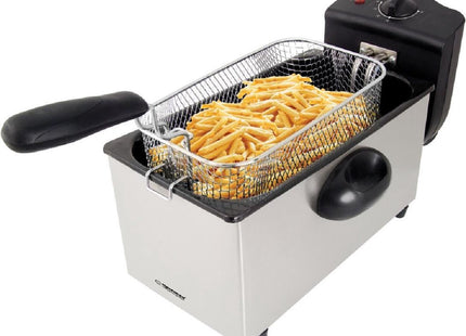 Esperanza - Frituurpan - Overhittingsbeveiliging - Inhoud 3L - Temperatuurbereik 80°C - 240°C - MBDeals.nl