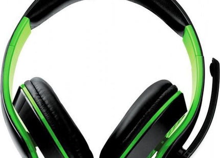 Esperanza - Gaming Headset - Met Microphone - Bedraad 3.5mm Jack - Zwart/Groen - MBDeals.nl