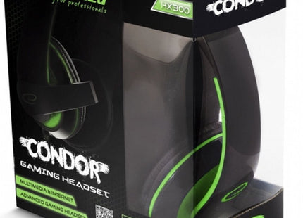 Esperanza - Gaming Headset - Met Microphone - Bedraad 3.5mm Jack - Zwart/Groen - MBDeals.nl
