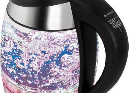 Esperanza - Glazen Waterkoker - 5 Kleuren LED Verlichting - 1.7L Inhoud - 5 Temperatuurinstellingen - MBDeals.nl