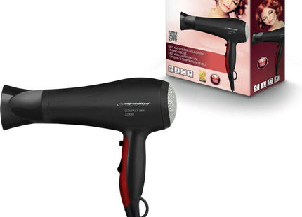 Esperanza - Haardroger - 2200 W Vermogen - 3 Temperaturen - 2 Snelheden - MBDeals.nl