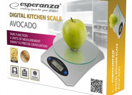 Esperanza - Keukenweegschaal - 5KG Max - Tarrafunctie - Overbelastingsindicator - MBDeals.nl