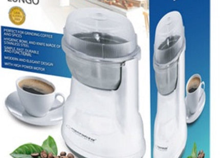 Esperanza - Koffiemolen - 180ml Inhoud - RVS Messen - Elektrisch - Wit - MBDeals.nl
