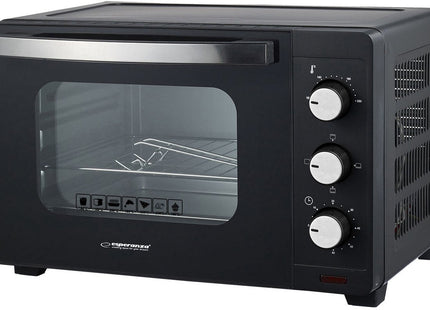 Esperanza Mini Oven - 20 Liter Capaciteit - 100 - 230°C Temperatuurbereik - 3 Kookstanden - Inclusief Pizzaplaat & Grillrooster - MBDeals.nl