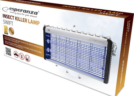 Esperanza - Muggenlamp - UV - A Lamp BL T8 F15W - 120cm Kabellengte - Veilig voor Mens en Huisdier - MBDeals.nl