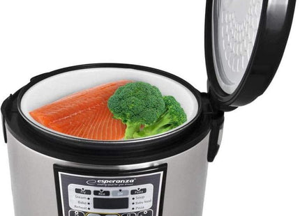 Esperanza - Multicooker - Met Timer - RVS - LCD Display - MBDeals.nl