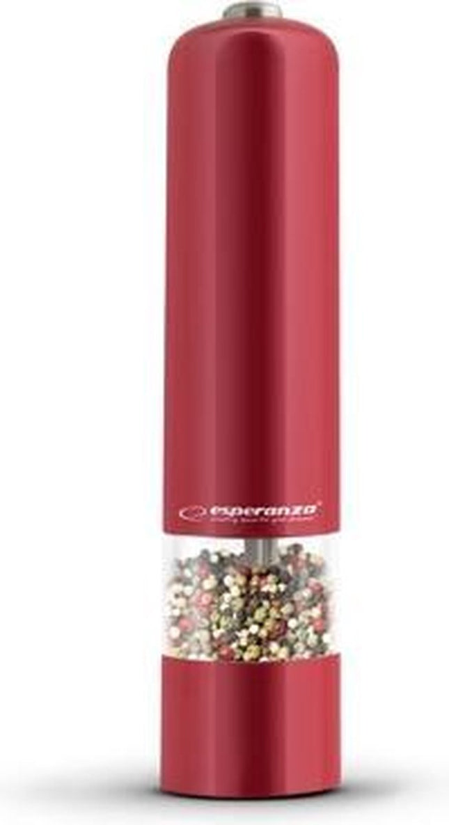 Esperanza - Pepermolen - Rood - Met LED Lamp - Aanpasbare Maaldikte - MBDeals.nl