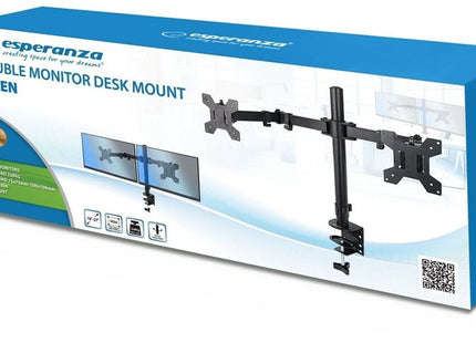 Esperanza - Schermtafel - Verstelbaar - 27" Scherm - Zwart - MBDeals.nl