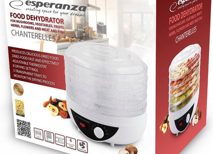 Esperanza - Voedseldroger - BPA Vrij - Transparant - 8 Programma's - Instelbare Thermostaat - MBDeals.nl