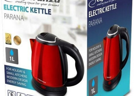 Esperanza - Waterkoker - 1 Liter Inhoud - RVS - Waterniveau - Indicator - MBDeals.nl