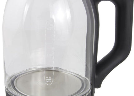 Esperanza - Waterkoker - 1.7L Inhoud - Transparant - Draadloos - MBDeals.nl