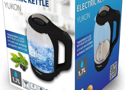 Esperanza - Waterkoker - 1.7L Inhoud - Transparant - Draadloos - MBDeals.nl