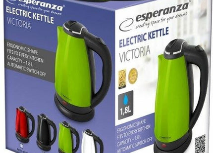 Esperanza - Waterkoker - 1.8L Inhoud - Groen/Zwart - 1800 W Vermogen - MBDeals.nl