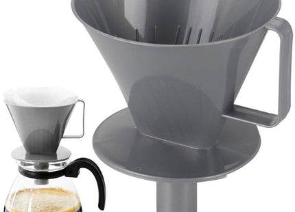 Excellent Housewear - Koffie Dripper - Gemaakt van Plastic - Geschikt voor Filter No.4 - Universeel Gebruik - MBDeals.nl