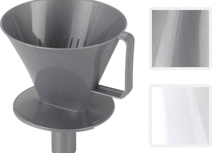 Excellent Housewear - Koffie Dripper - Gemaakt van Plastic - Geschikt voor Filter No.4 - Universeel Gebruik - MBDeals.nl