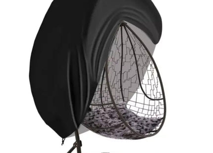 Gardlov - Dubbele Hoes voor Tuinmand - Inclusief Opbergkoffer - 450 X 155 Cm - Zwart - MBDeals.nl