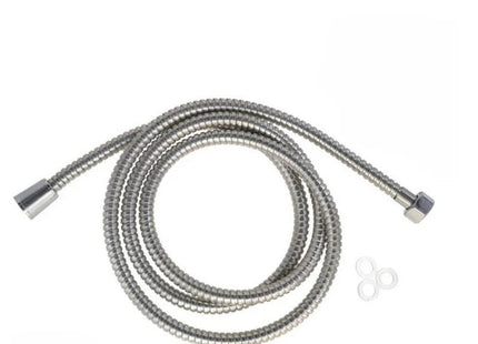 Gerimport - Doucheslang - RVS - 200 Cm - Inclusief Rubberen Afdichtringen - MBDeals.nl