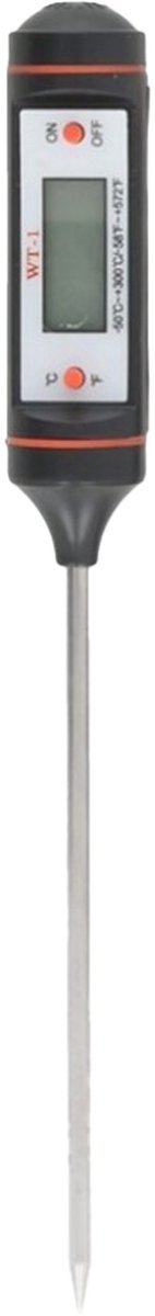 Gerimport - Keukenthermometer - RVS/Kunststof - 20 Cm - Meetbereik - 50°C tot +300°C - MBDeals.nl