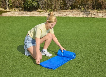 Grondzeil zwembad 274 x 274 cm blauw voor zwembaden tot 244 cm - foto 10