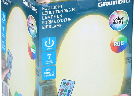 Grundig - LED Lamp - RGB Tafellamp - 7 Kleurinstellingen - Afstandsbediening - MBDeals.nl