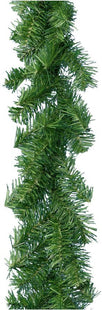 Groene guirlande in dennenlook, 270 x 9,5 cm, met 180 tips van PVC