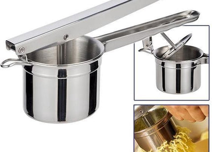 Haushalt - Aardappelpers - RVS - 28,5 X 10 X 12 Cm - Vaatwasmachine Bestendig - MBDeals.nl