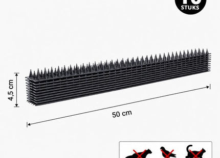 Haushalt anti-klimstrips tegen katten en vogels, 10 stuks (50 x 4,5 cm) - foto 8