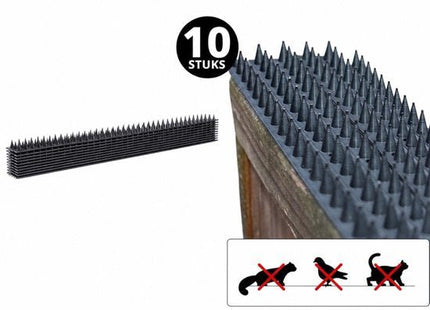 Haushalt anti-klimstrips tegen katten en vogels, 10 stuks (50 x 4,5 cm)