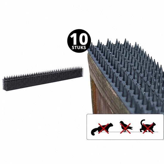 Haushalt anti-klimstrips tegen katten en vogels, 10 stuks (50 x 4,5 cm)