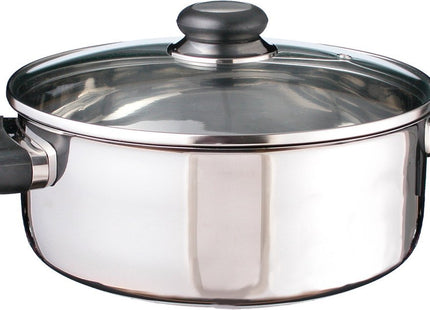Haushalt - Kookpan - RVS - Ø 24cm - Capaciteit 4 Ltr. - MBDeals.nl