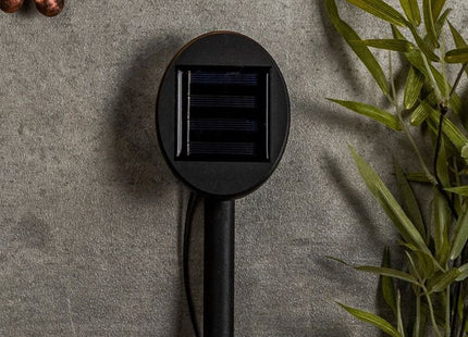 Haushalt - LED Solar Gecko Wandlamp - Metaal - 69x36x3 Cm - Zonne - Energie - MBDeals.nl