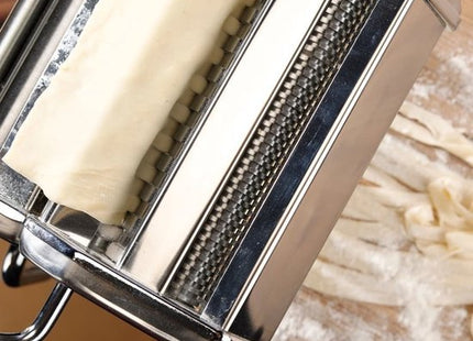 Haushalt pastamachine van rvs met tafelklem, roller 15 cm breed - foto 6