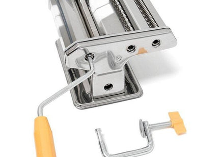 Haushalt pastamachine van rvs met tafelklem, roller 15 cm breed - foto 4