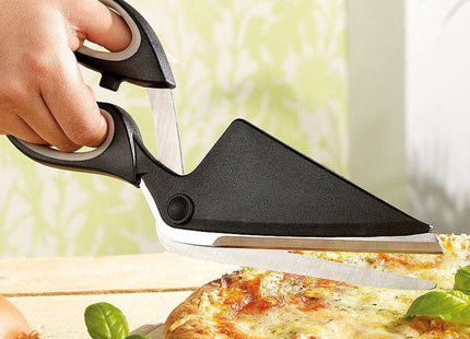 Haushalt - Pizzaschaar - 27 Cm - RVS - Zwart - MBDeals.nl
