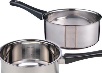Haushalt - Steelpan - 16 X 7.5 Cm - RVS - Vaatwasmachine Bestendig - MBDeals.nl
