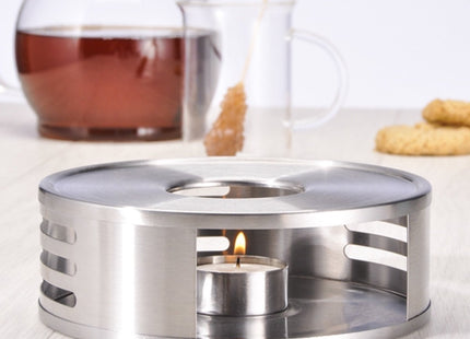 Haushalt - Warmhoudplaatje - RVS - Afmetingen 15,5 X 5 Cm - Compact Design - MBDeals.nl