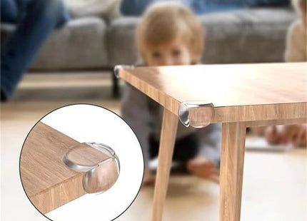 Hoekbeschermer transparant voor baby en kind, siliconen, zelfklevend, 12 stuks - foto 2