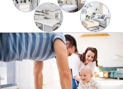 Hoekbeschermer transparant voor baby en kind, siliconen, zelfklevend, 12 stuks - foto 4