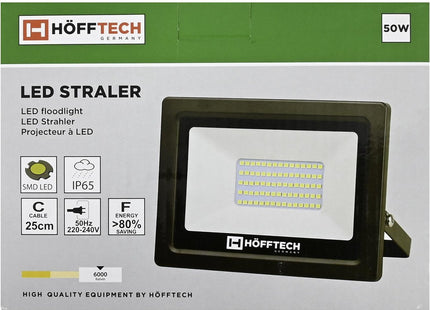 Hofftech - LED Straler - IP65 - Energiezuinig - Aluminium Behuizing - MBDeals.nl