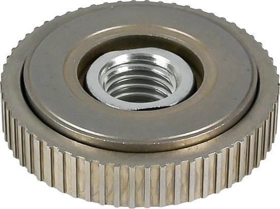 Hofftech snelspanmoer M14 voor haakse slijpers, schijven 115 tot 230 mm - MBDeals.nl