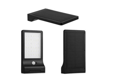 Hofftech - Solar Lamp - IP44 Waterbestendig - 36 Heldere LED Lampen - Zwart - MBDeals.nl