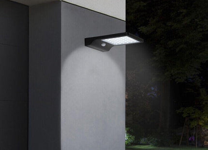 Hofftech - Solar Lamp - IP44 Waterbestendig - 36 Heldere LED Lampen - Zwart - MBDeals.nl