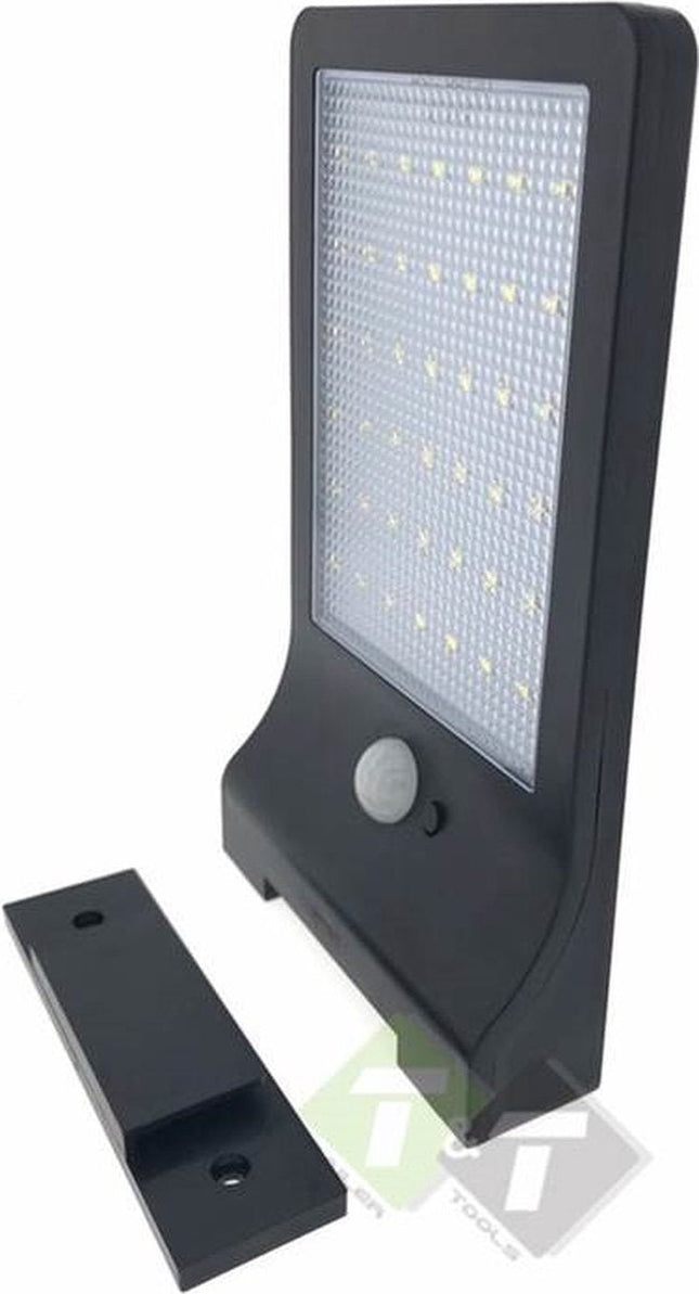 Hofftech - Solar Lamp - IP44 Waterbestendig - 36 Heldere LED Lampen - Zwart - MBDeals.nl