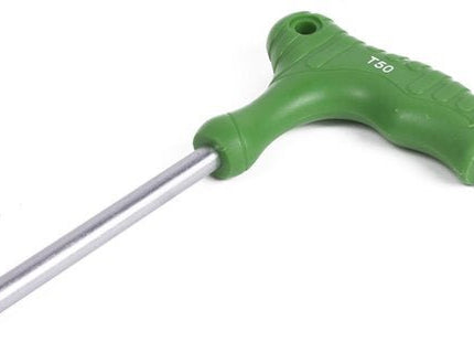 Hofftech torxsleutel set met T-greep, 10-delig, T9 t/m T50 en opbergrek - MBDeals.nl