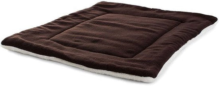 Hondenbed van zacht polyester, maat M 50 x 35 x 2 cm, bruin en wasbaar - MBDeals.nl