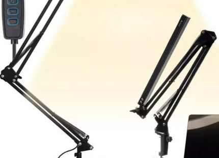 Izoxis - Bureaulamp - 2 - in - 1 Functie - Flexibel Ontwerp - USB - Aansluiting - MBDeals.nl