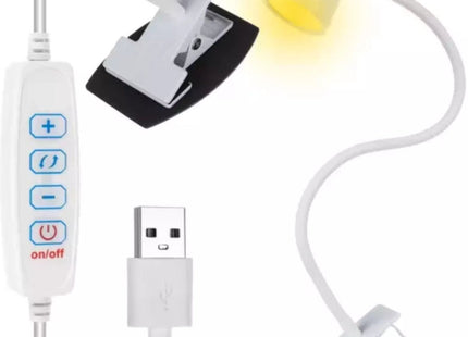 Izoxis Bureaulamp - Met Voet en Klem - Instelbare Lichtniveaus - Flexibel Aanpasbaar - MBDeals.nl